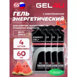 GEL4U Energy GEL + Electrolyte 300 Гели энергетические