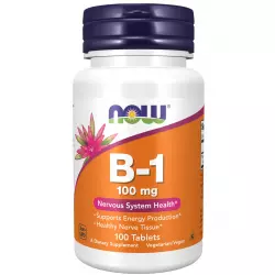 NOW FOODS Vitamin B-1 капсулы Нау Витамин Б-1 тиамин 100 мг Витамины группы B