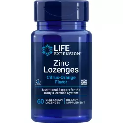 Life Extension Zinc Lozenges (Citrus-Orange Flavor) Цинк