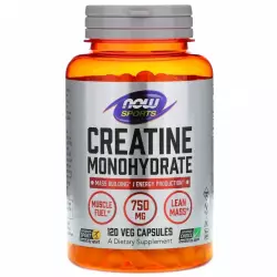NOW Creatine 750 мг Креатин моногидрат